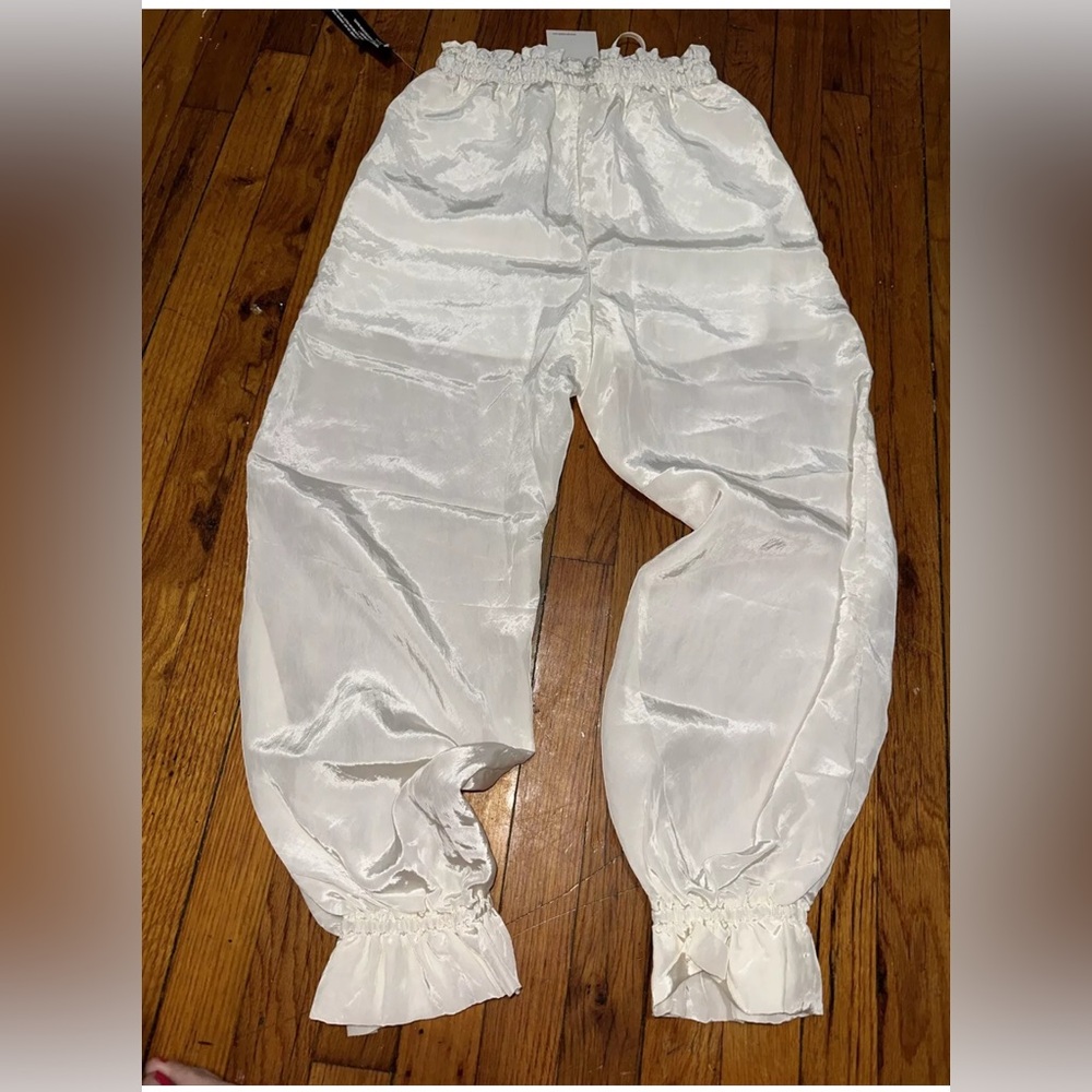 NWT Ghospell Chronical Drawstring Pants In Ecru S
